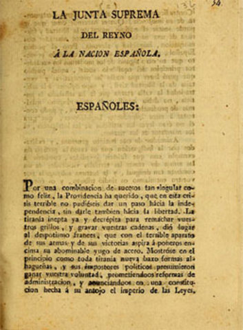 Creación de las Juntas