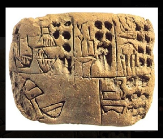 invención de los símbolos de escritura