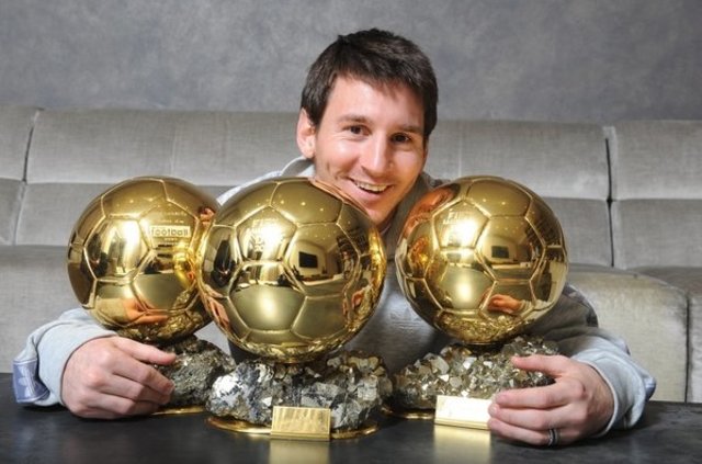 3 balones de oro