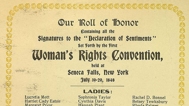 Declaration of Sentiments