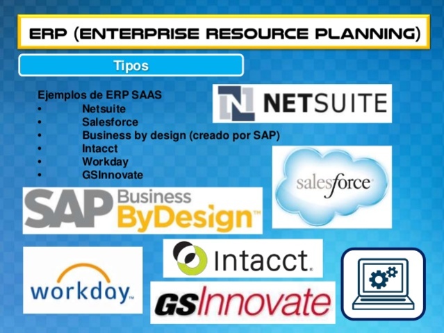 Tipos de ERP's