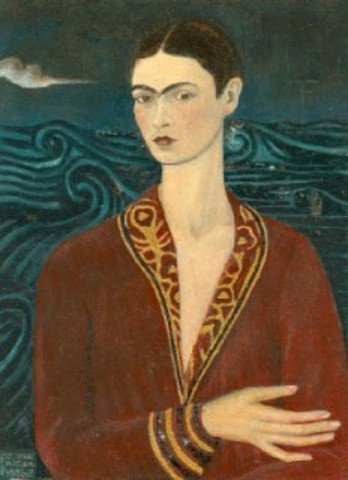 Self portrait in a Velvet Dress