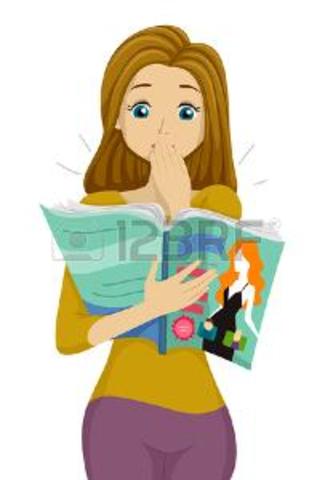 I will read my favorite magazine in the morning