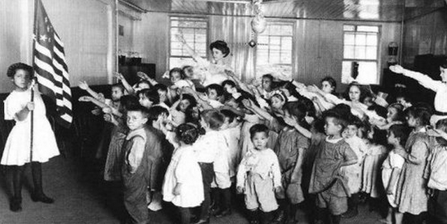 First Pledge of Allegiance- 1892