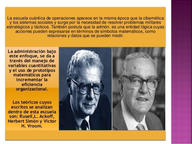 ESCUELA DE LA MEDICIÓN CUANTITATIVA