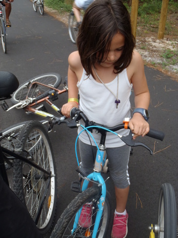 MY FIRST TIME RIDING A BIKE