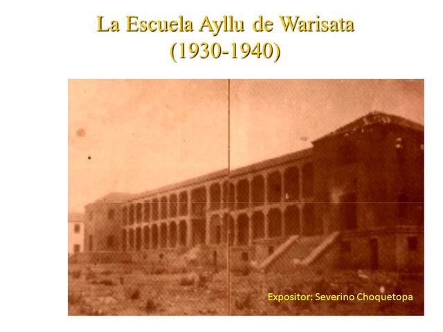 Escuela Ayllu de Warisata.