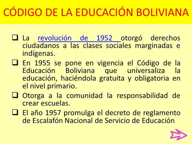 Código de la Educación Boliviana de 1955