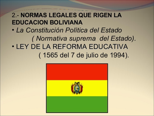 Reforma educativa 1994