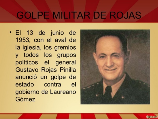Golpe de Estado del General Rojas Pinilla