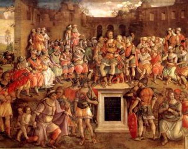 I Cartaginesi trattano per la pace