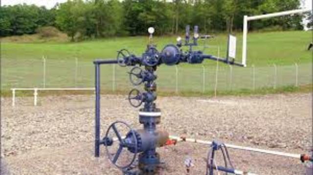 First gas well in New Zealand