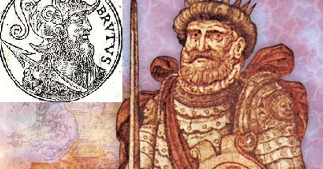 A heroic origin myth: Brut landed in Albion