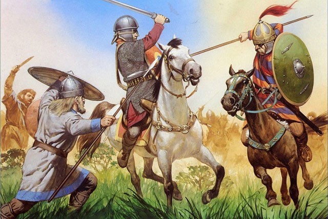 Els visigots arriben a la Península Ibèrica