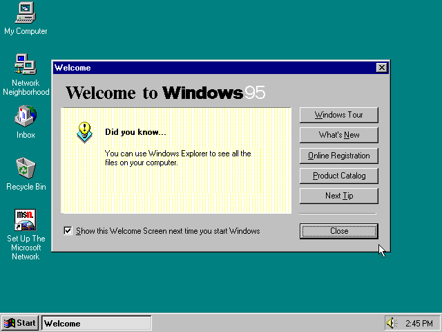 WINDOWS 95
