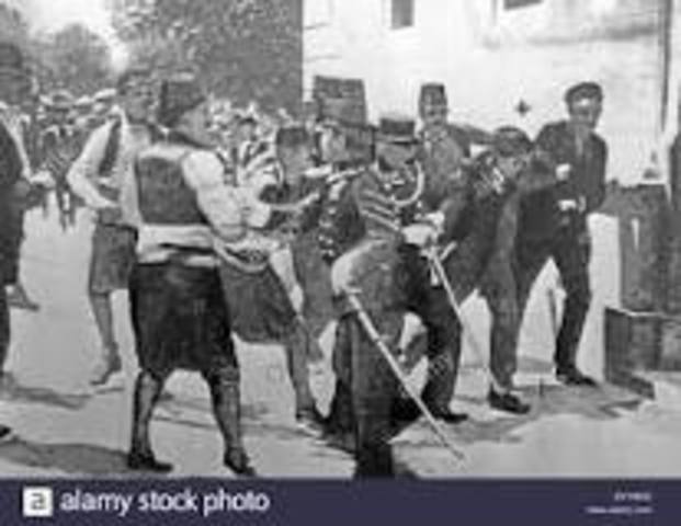 Gavrilo Principe is arrested