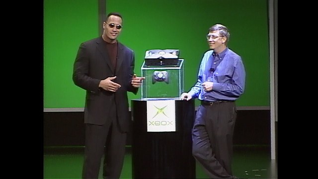 Bill Gates introduces the Xbox on January 7th 2001.