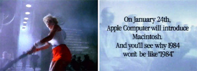 Apple estableix un precedent en el Super Bowl amb l'anunci de televisió més car, dirigit per Ridley Scott cost a Macintosh que va costar: $900.000.