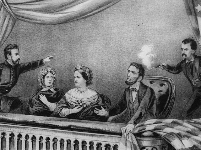 Abraham Lincoln assassinated