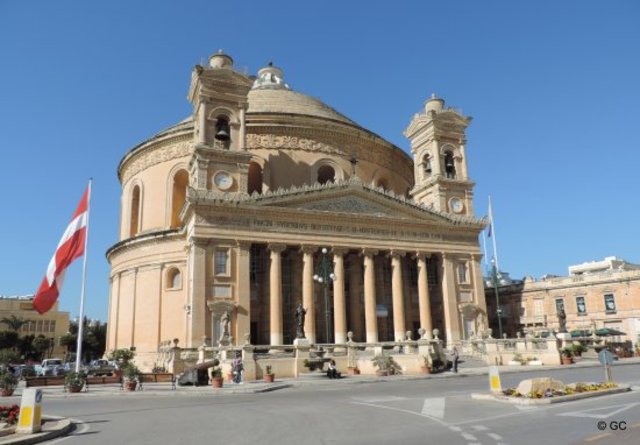 Fin de la construction du Sanctuaire Sainte-Marie-de-l'Assomption de Mosta