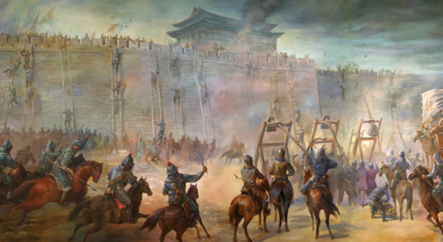Surrender of the  Jin Dynasty  1214