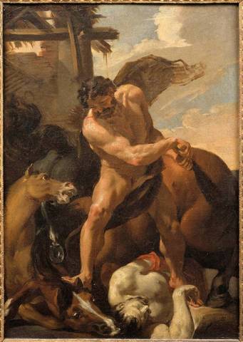 Hercule terrassant Diomède