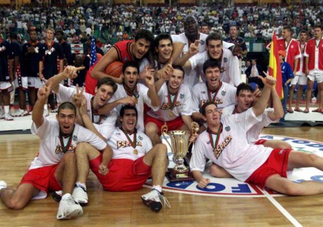 Campeón Eurobasket Junior 1998