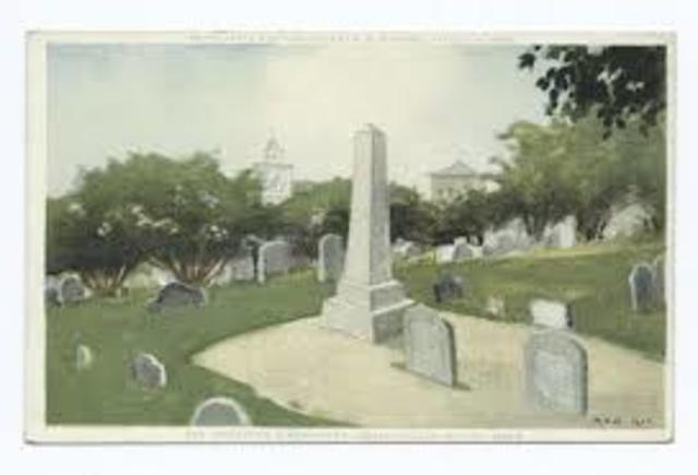 William Bradford dies