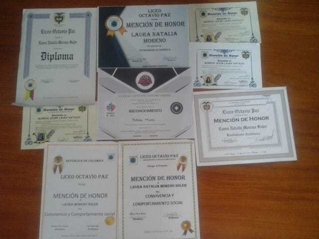 algunos  de mis logros