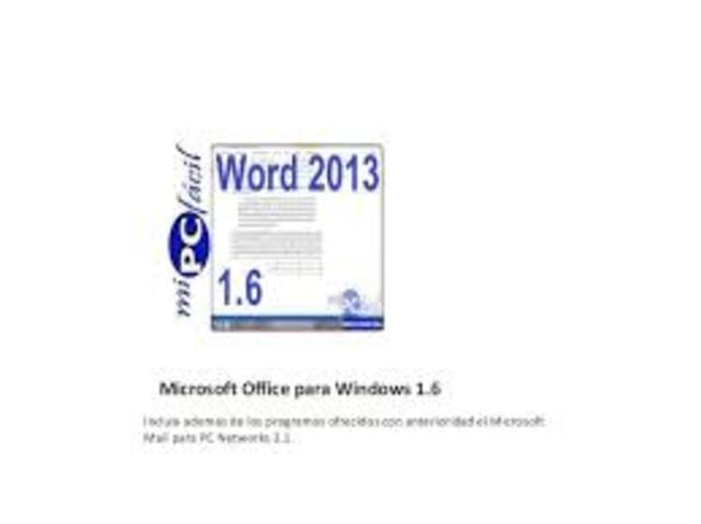 Microsoft Office para Windows 1.6