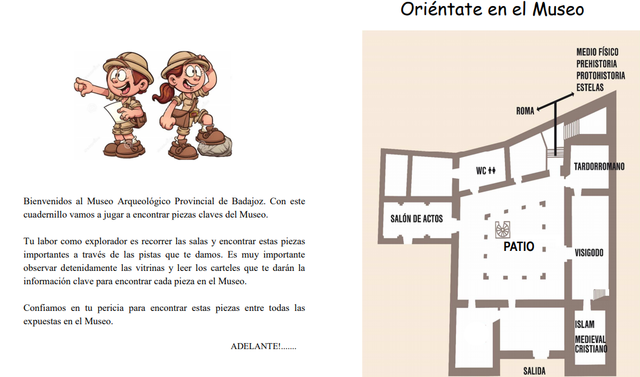 Actividad 2º propuesta por el Museo Arqueológico de Badajoz.