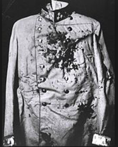 (EU) Arch Duke Franz Ferdinand Shot in Sarajevo
