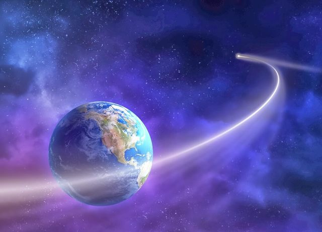 Paso del cometa Halley