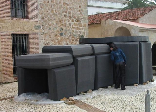 Taller de construcción de un dolmen