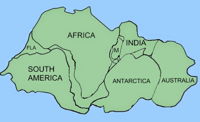 Nou cointinent: Gondwana