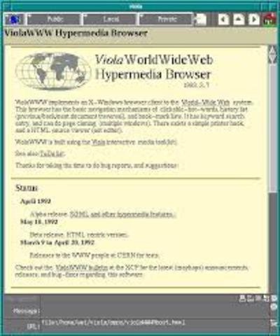 el primer navegador (browser)