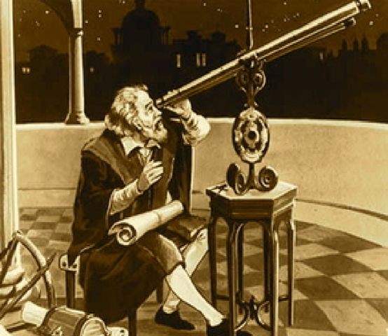 Galileo developed his own telescope