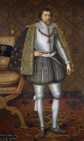 James I becomes the first Stuart king of England