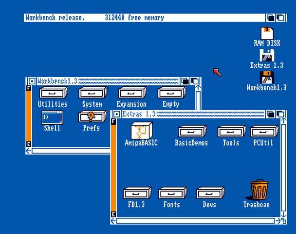 Amiga Workbench 1.0