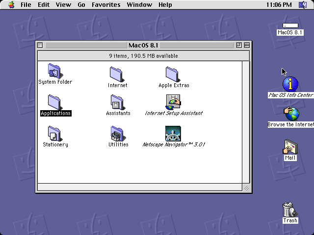MAC OS System 8