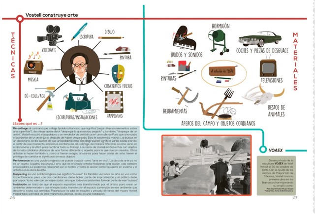 ACTIVIDAD 1. “FICHA PARA CONOCER LAS TÉCNICAS Y LOS MATERIALES QUE WOLF VOSTELL UTILIZABA EN SUS OBRAS”