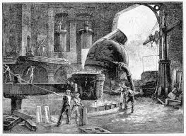 Bessemer Steel Production