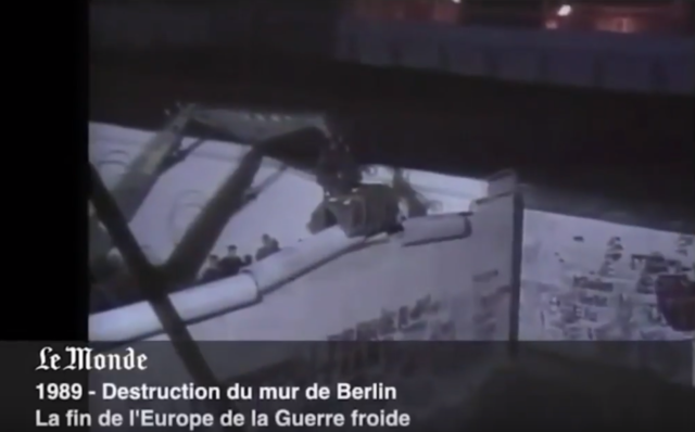 La chute du Mur de Berlin