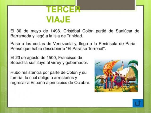 El tercer viaje termina.