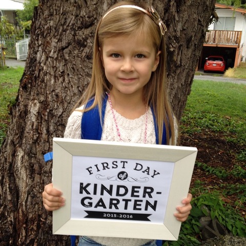 First day of Kindergarten