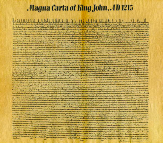 The Writing of the Magna Carta
