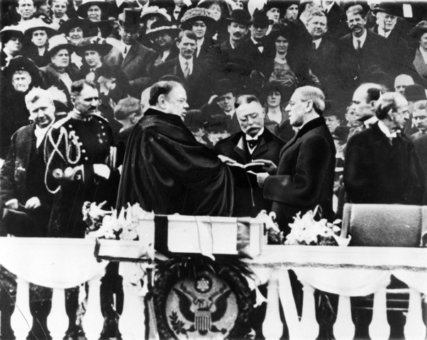 (US) President Woodrow Wilson Inaugruated