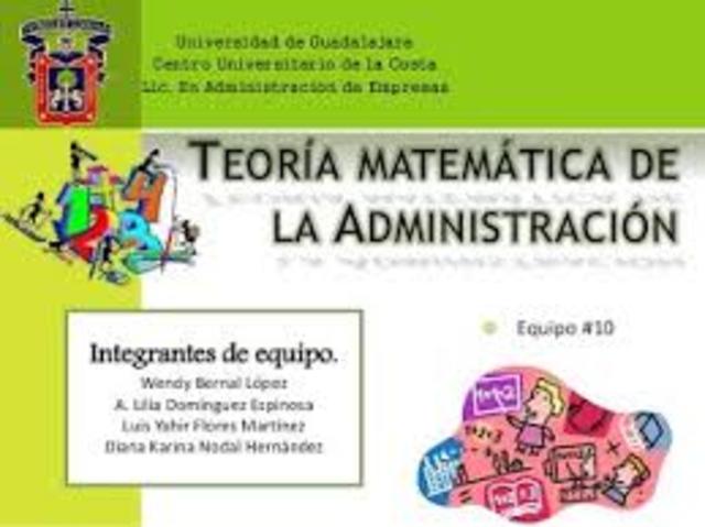Escuela Matemática de la Administración