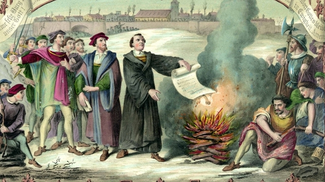 The Church excommunicates Martin Luther