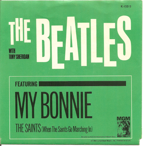 Запись первого сингла «My Bonnie / The Saints»